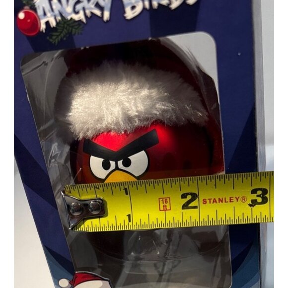Angry Birds Red Christmas Ornament With Santa Hat - Picture 6 of 6